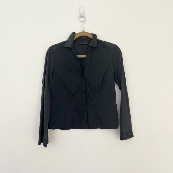 Reiss Long Sleeve Button Down Blouse - Picture 3 of 6